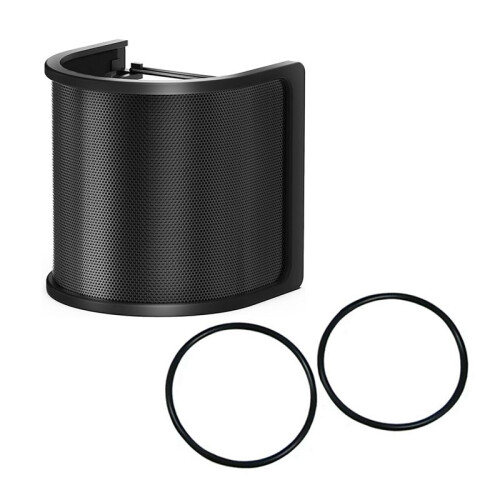 Microfoonfilter, microfoonscherm met metalen gaas en schuimrubberen accessoires 1