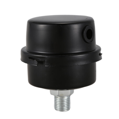Luftkompressor-Ansaugfilter-Schalldämpfer 1/4" BSP 13 mm Gewinde Schwarz