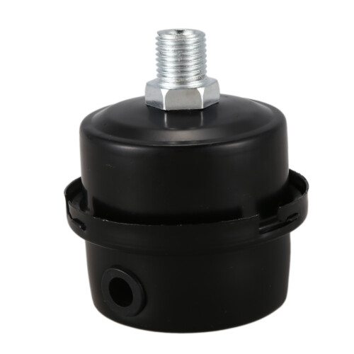 Luftkompressor-Ansaugfilter-Schalldämpfer 1/4" BSP 13 mm Gewinde Schwarz 2