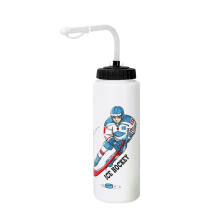 Borraccia da hockey su ghiaccio da 1000 ml, portatile, ad alta capacità, design classico per sport da calcio B