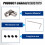 Mini conector universal giratorio para modelo de barco RC de 4 mm a 3 mm 10