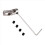 Mini conector universal giratorio para modelo de barco RC de 4 mm a 3 mm 4