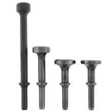 Martillo neumático de 4 piezas, cincel de acero duro, soporte de impacto sólido, herramienta neumática para golpear y eliminar óxido.