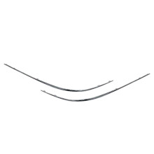 Chrom-Zierleiste für die untere Stoßstangenabdeckung vorne links/rechts, Ersatzteil für CLK-Klasse W209 (2002–2009)