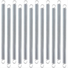 12 Stück Zugfedern, 3/8 x 6-1/2 Zoll, 0,047 Zoll Federstahl, Doppelhakenenden für Maschinenbau, Bauwesen und Industrie