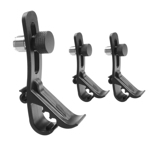 piezas de abrazadera de micrófono con clip ajustable y resistente a golpes 2