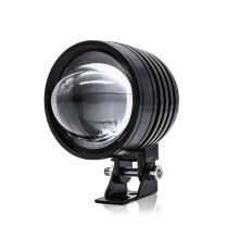 3 tuuman moottoripyörän ajovalot 30W 6000LM Fisheye LED -moottoripyörän valot ajo-sumuvalot valkoinen+