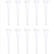 10x Fitness-Übungsball, aufblasbares Bett, Pool-Luftstopper, weiß