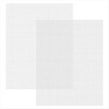 láminas de malla plástica para bordar, hacer manualidades con hilo acrílico, proyectos de crochet y crear divisores para acuarios.