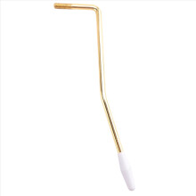 Gouden gitaar tremolo brug arm veren met boot jack socket set voor elektrische onderdelen accessoires