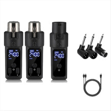 Nuevo sistema adaptador XLR de 2,4 G, transmisor y receptor de micrófono inalámbrico, adecuado para mezcladores de audio dinámicos de guitarra.