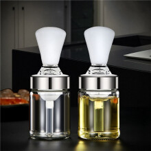 Silikon-Glas-Ölflasche mit Bürste, Grillbürsten, Flüssig-Back- und Küchenwerkzeug, 135 ml