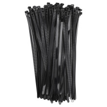 Bridas de nailon de 12 pulgadas, resistentes, gruesas, color negro, con resistencia a la tracción de 100 lb, 100 unidades