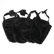 Bowlingschoenhoezen 2 paar zwarte schoenen slider accessoires voor dames en heren