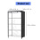 Easy Installation Protective Layer Shelf Cover For 36x18x72in 3