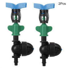 Emissores de gotejamento com fluxo de água ajustável, em PVC de alta resistência, duráveis e resistentes à corrosão, com formato de leque, para