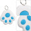 Anti Lost Tracking Device Cat Claw Shaped Mini Item Finder Sky Blue Pet Tracker 4