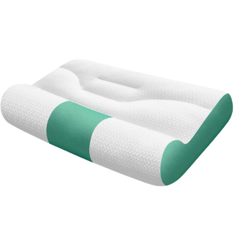 Oreiller cervical ergonomique de soutien pour la conception-Vert