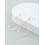 Ohrringe mit hohlem Wassertropfen-Design 1