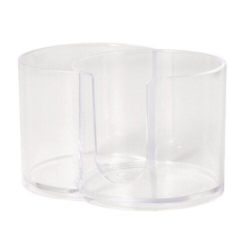 Pot de salle de bain à double section, peu encombrant,-Clair
