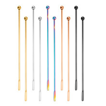 Food Grade 304 Steel Spirals Stir Stick For Fast Mixing In