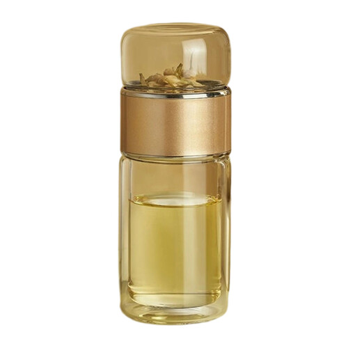 Ergonomic Teas Filter Cup Quick Releases-Champagne Gold 280ml