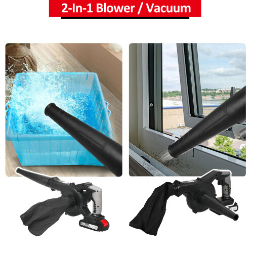 21V Wireless Leaf Blower & Vacuum, 2.0Ah, 52cm, Lightweight