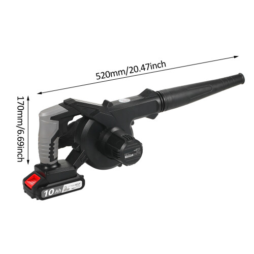21V Wireless Leaf Blower & Vacuum, 2.0Ah, 52cm, Lightweight 1