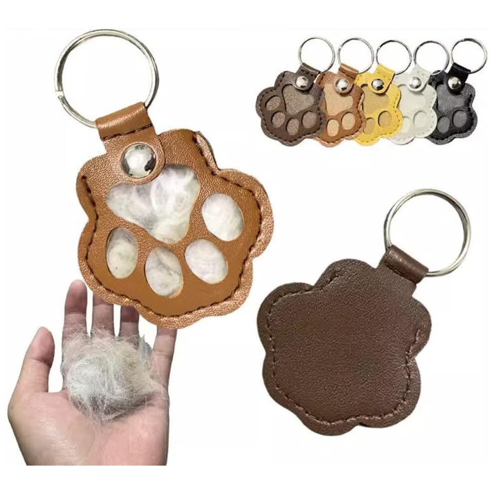 2025 Nieuwe Huisdierenharen Verzamelaar Sleutelhanger - Schattig Vacht Herinneringsflesje-image