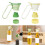 Beverage Filter Spout Caps with Removable Strainer-Yellow 3