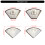 Stainless Steels Fine Meshes Coffee Filter Reusable-S Cone 4