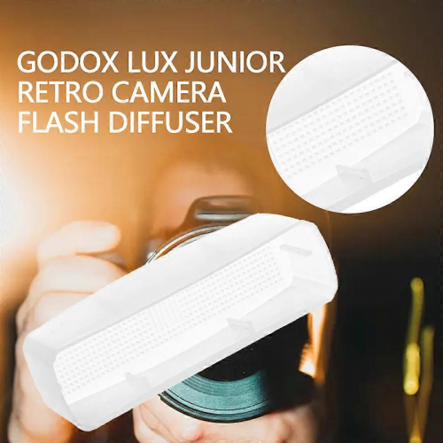 3 Color Flash Diffuser Compatible with Godox Lux Junior Retro Camera Flash Light 1