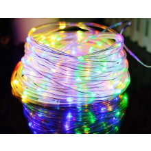 Elegant Solar Rope Lights, 20M 200 RGB LEDs IP65 Waterproof for Garden Patio Trees, Flexible Shape Solar Powered Outdoor Decorative Fairy Lights, Mult