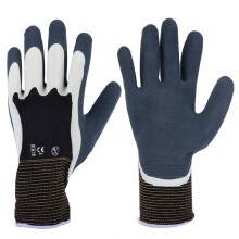 Gants de travail confortables et antidérapants, gants en coton résistants à l'usure avec revêtement en micro-mousse sans silicone, parfaits pour
