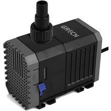 Pompa sommergibile a frequenza variabile, ideale per acquari e laghetti, con prestazioni efficienti sia in acqua dolce che salata.