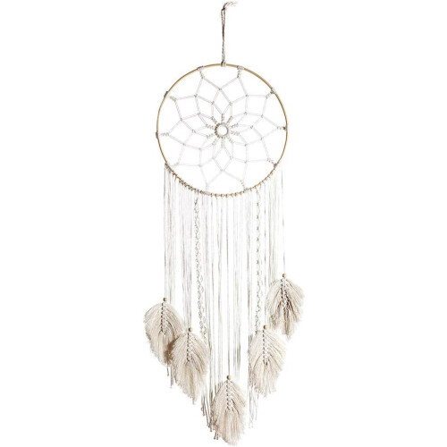 Κρεμαστό τοίχου boho, χειροποίητο, μη υποαλλεργικό υλικό, σχοινί μακραμέ από φυσικό 1