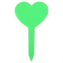 Decorazione fai da te in acrilico e identificazione delle piante, etichette per piante in acrilico a forma di cuore, marcatori da giardino