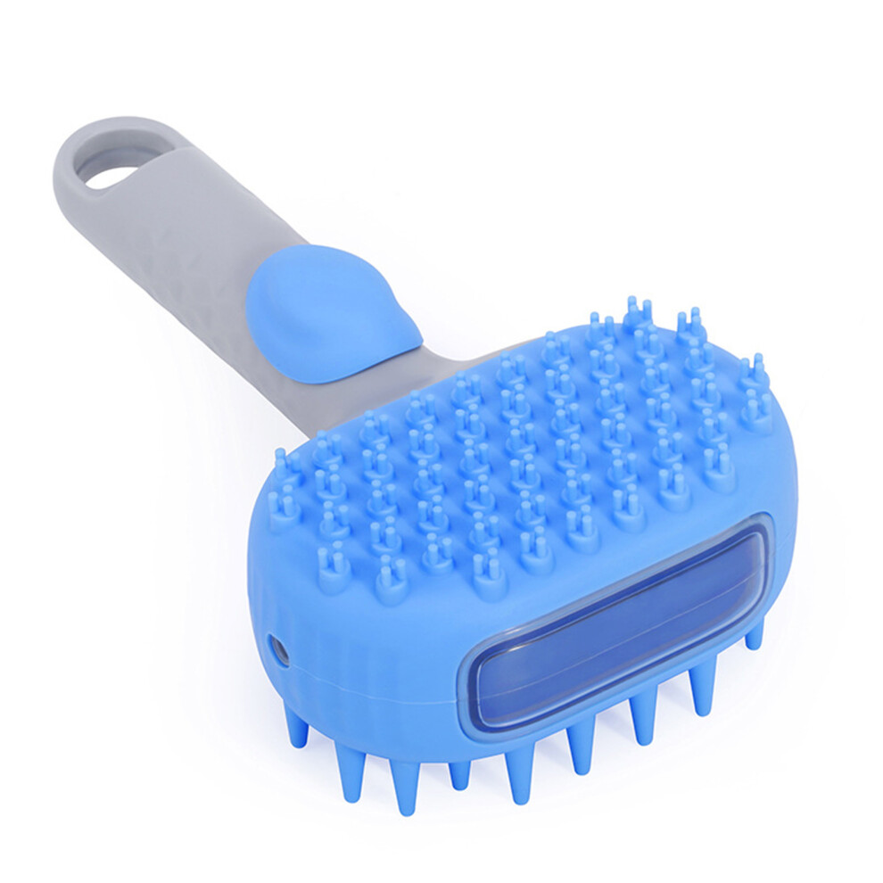 Nonslip Handle Pet Baths Brush Double Head Pet Baths-Blue-image-OPC-PN92JCR-NEW