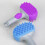 Nonslip Handle Pet Baths Brush Double Head Pet Baths-Blue 5