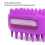 Nonslip Handle Pet Baths Brush Double Head Pet Baths-Blue 6