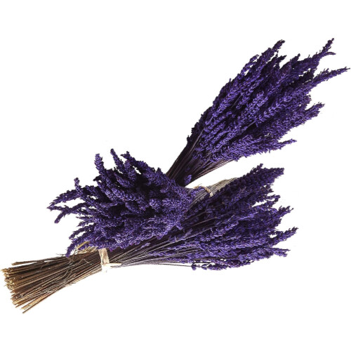 Combinação de eucalipto e lavanda para perfumar a casa, lavanda roxa preservada para experiências de spa (conjunto de 3)