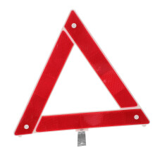 Foldable Roadside Safety Triangle Reflective Warning Sign Compact Car Emergency Triangle Stand Portable Safety Triangle