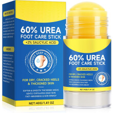 Urea Foot Cream 60% + 2% Salicylic Acid, Urea Cream for Feet, Foot Cream for Cracked Heels and Dry Skin,Cracked Heel Repair Cream