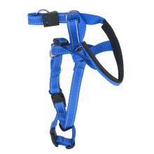 Harnais doublé en néoprène, gilet de sécurité pour chien avec bande réfléchissante et système de soulagement de la pression pour un confort