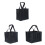 Oxford Fabric Gift Carriers Bag Reusable Multi-9 squares 2