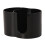 Duals Compartiment Plastic Badkamer Organizer voor-Zwart 1