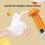 Easy Pet Shampoo Dispenser Tap Spume Function-orange color 4