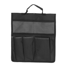 Banco portátil para ajoelhar no jardim, em tecido Oxford com vários bolsos para guardar ferramentas de jardim e organizar cadeiras de exterior.