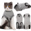 Protective Cats Surgical Suit for Easy Wear Prevents Licking-S 2