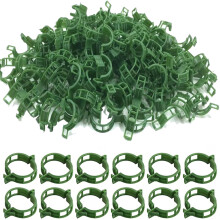 Clips de support pour tomates en plastique, idéaux pour le tuteurage des plantes grimpantes au jardin. Fabriqués en matériau durable et dotés